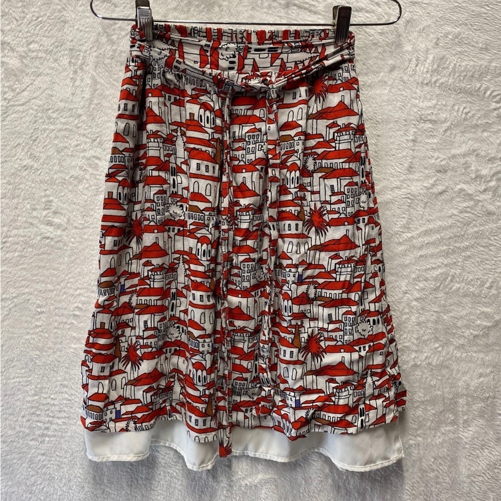 Anthropologie rooftops midi elastic waist skirt by Porridge sz XS